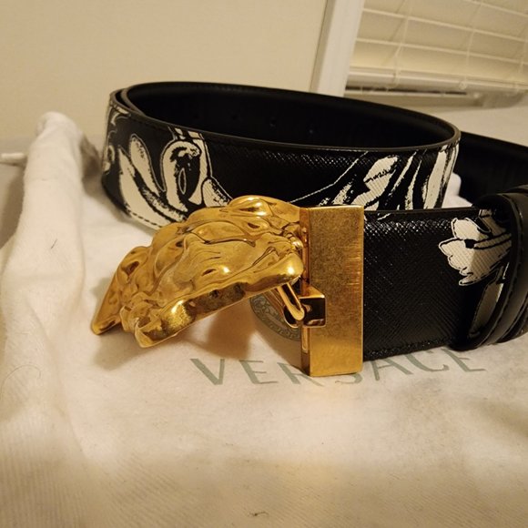 Versace Reversible Gold Medusa belt - Picture 3 of 4